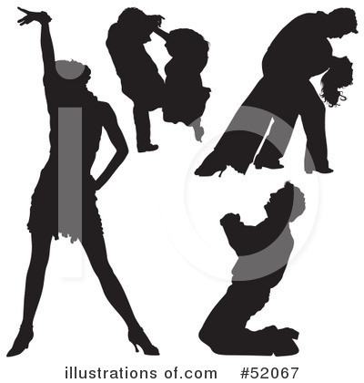 Royalty-Free (RF) Dancing Clipart Illustration by dero - Stock Sample #52067