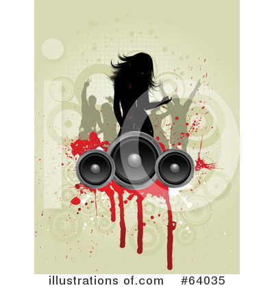 Royalty-Free (RF) Dancing Clipart Illustration by KJ Pargeter - Stock Sample #64035