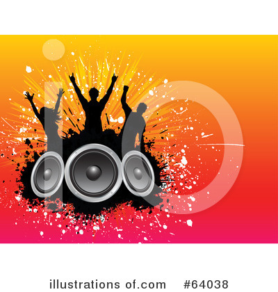 Royalty-Free (RF) Dancing Clipart Illustration by KJ Pargeter - Stock Sample #64038