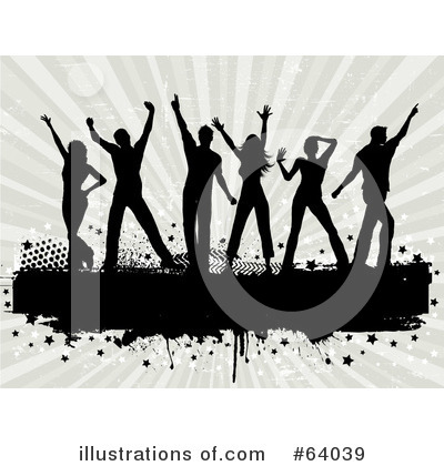 Dancing Clipart #64039 - Illustration by KJ Pargeter