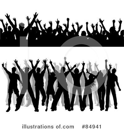 Royalty-Free (RF) Dancing Clipart Illustration by KJ Pargeter - Stock Sample #84941