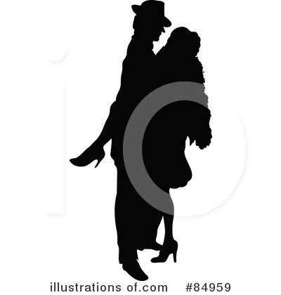 Royalty-Free (RF) Dancing Clipart Illustration by Pushkin - Stock Sample #84959