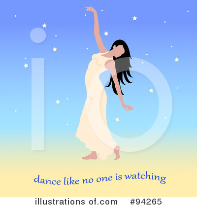 Royalty-Free (RF) Dancing Clipart Illustration by Pams Clipart - Stock Sample #94265