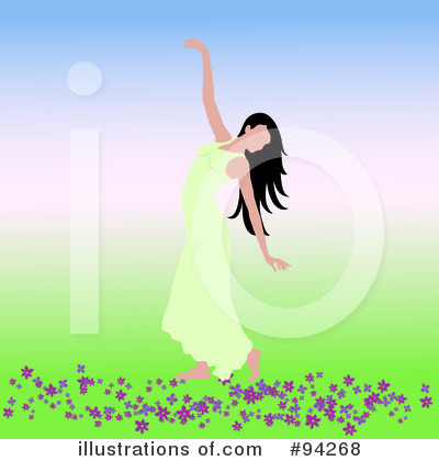 Royalty-Free (RF) Dancing Clipart Illustration by Pams Clipart - Stock Sample #94268
