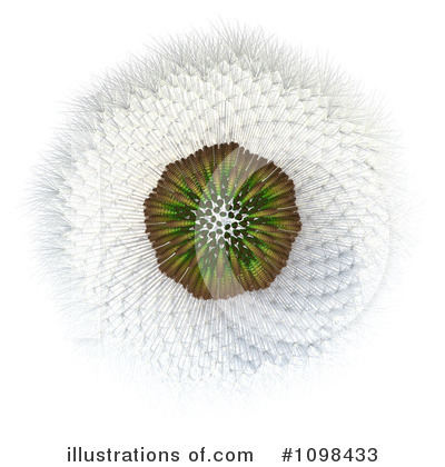 Dandelion Clipart #1098433 by Leo Blanchette