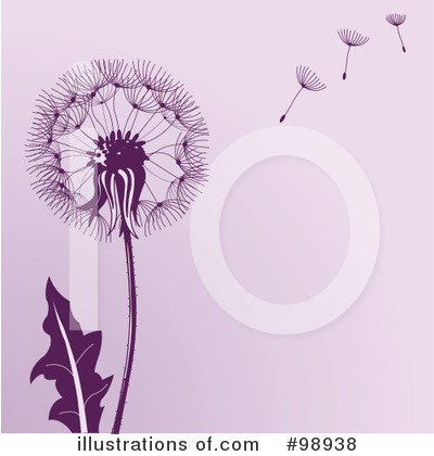 Royalty-Free (RF) Dandelion Clipart Illustration by Pushkin - Stock Sample #98938