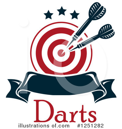 Royalty-Free (RF) Darts Clipart Illustration by Vector Tradition SM - Stock Sample #1251282