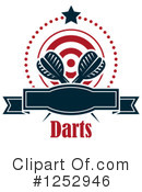 Darts Clipart #1252946 by Vector Tradition SM