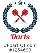 Darts Clipart #1254693 by Vector Tradition SM