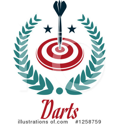 Royalty-Free (RF) Darts Clipart Illustration by Vector Tradition SM - Stock Sample #1258759