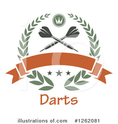Royalty-Free (RF) Darts Clipart Illustration by Vector Tradition SM - Stock Sample #1262081