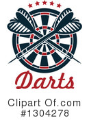 Darts Clipart #1304278 by Vector Tradition SM