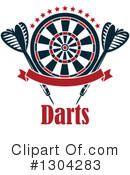 Darts Clipart #1304283 by Vector Tradition SM