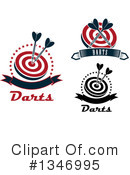 Darts Clipart #1346995 by Vector Tradition SM