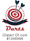 Darts Clipart #1346996 by Vector Tradition SM