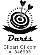 Darts Clipart #1346998 by Vector Tradition SM