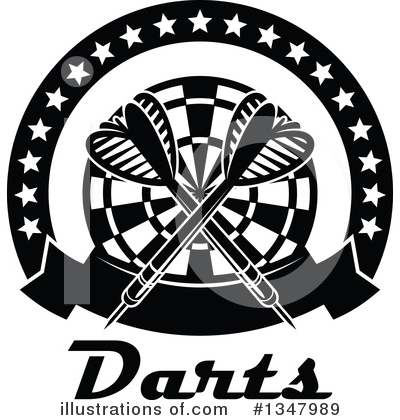 Royalty-Free (RF) Darts Clipart Illustration by Vector Tradition SM - Stock Sample #1347989