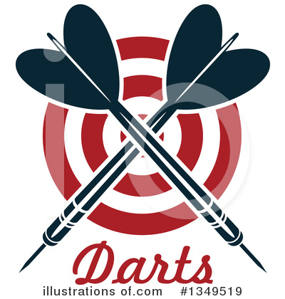 Royalty-Free (RF) Darts Clipart Illustration by Vector Tradition SM - Stock Sample #1349519