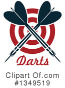 Darts Clipart #1349519 by Vector Tradition SM