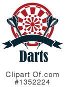 Darts Clipart #1352224 by Vector Tradition SM
