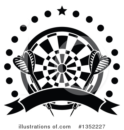 Royalty-Free (RF) Darts Clipart Illustration by Vector Tradition SM - Stock Sample #1352227