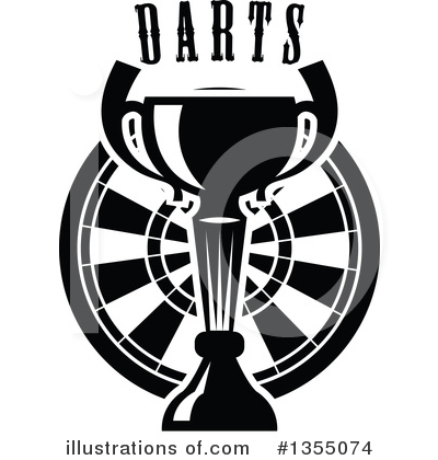 Royalty-Free (RF) Darts Clipart Illustration by Vector Tradition SM - Stock Sample #1355074