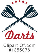 Darts Clipart #1355076 by Vector Tradition SM