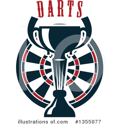 Royalty-Free (RF) Darts Clipart Illustration by Vector Tradition SM - Stock Sample #1355077
