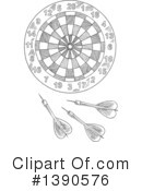 Darts Clipart #1390576 by Vector Tradition SM