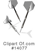Darts Clipart #14077 by Leo Blanchette