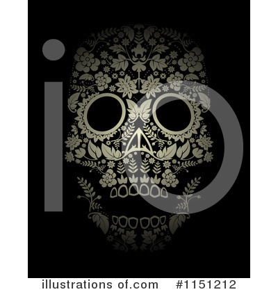 Royalty-Free (RF) Day Of The Dead Clipart Illustration by lineartestpilot - Stock Sample #1151212