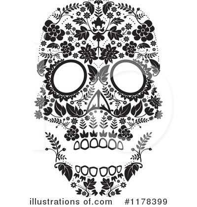 Royalty-Free (RF) Day Of The Dead Clipart Illustration by lineartestpilot - Stock Sample #1178399