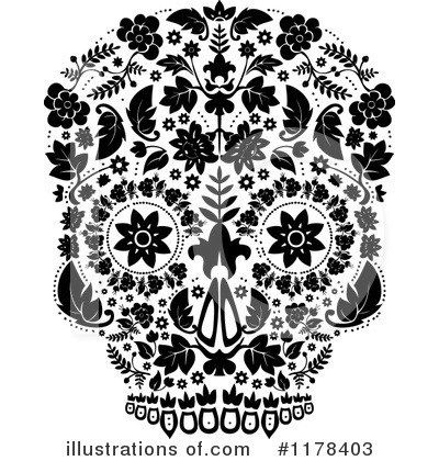 Royalty-Free (RF) Day Of The Dead Clipart Illustration by lineartestpilot - Stock Sample #1178403