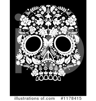 Royalty-Free (RF) Day Of The Dead Clipart Illustration by lineartestpilot - Stock Sample #1178415