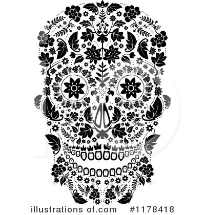 Royalty-Free (RF) Day Of The Dead Clipart Illustration by lineartestpilot - Stock Sample #1178418