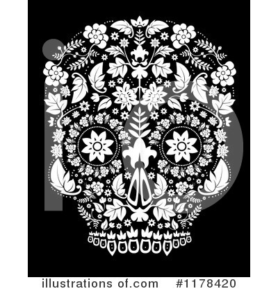 Royalty-Free (RF) Day Of The Dead Clipart Illustration by lineartestpilot - Stock Sample #1178420