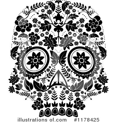 Royalty-Free (RF) Day Of The Dead Clipart Illustration by lineartestpilot - Stock Sample #1178425