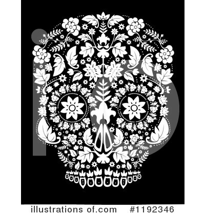 Royalty-Free (RF) Day Of The Dead Clipart Illustration by lineartestpilot - Stock Sample #1192346