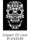 Day Of The Dead Clipart #1243045 by lineartestpilot