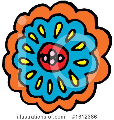 Royalty-Free (RF) Day Of The Dead Clipart Illustration by Cherie Reve - Stock Sample #1612386