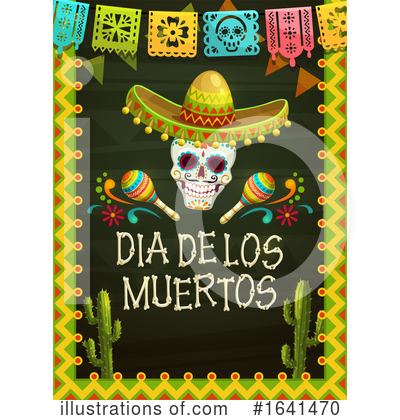 Royalty-Free (RF) Day Of The Dead Clipart Illustration by Vector Tradition SM - Stock Sample #1641470