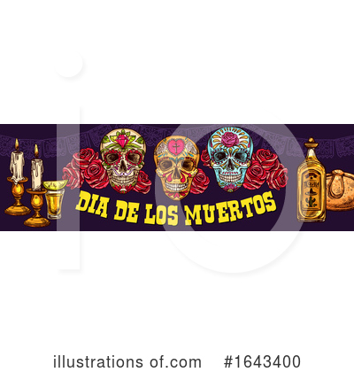 Royalty-Free (RF) Day Of The Dead Clipart Illustration by Vector Tradition SM - Stock Sample #1643400