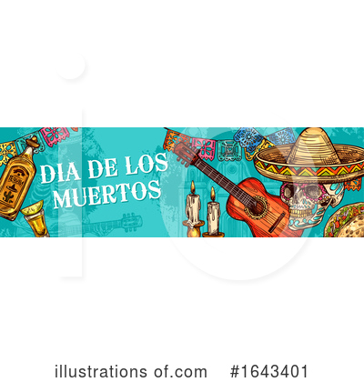 Royalty-Free (RF) Day Of The Dead Clipart Illustration by Vector Tradition SM - Stock Sample #1643401
