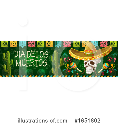 Royalty-Free (RF) Day Of The Dead Clipart Illustration by Vector Tradition SM - Stock Sample #1651802