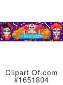 Day Of The Dead Clipart #1651804 by Vector Tradition SM