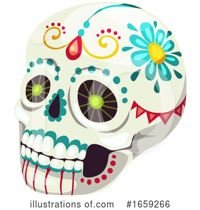 Royalty-Free (RF) Day Of The Dead Clipart Illustration by Vector Tradition SM - Stock Sample #1659266