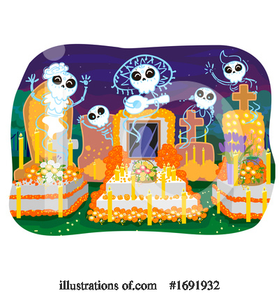 Day Of The Dead Clipart #1691932 by BNP Design Studio