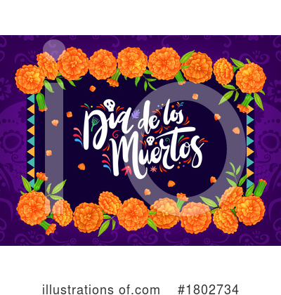 Royalty-Free (RF) Day Of The Dead Clipart Illustration by Vector Tradition SM - Stock Sample #1802734
