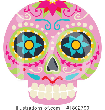 Royalty-Free (RF) Day Of The Dead Clipart Illustration by Vector Tradition SM - Stock Sample #1802790