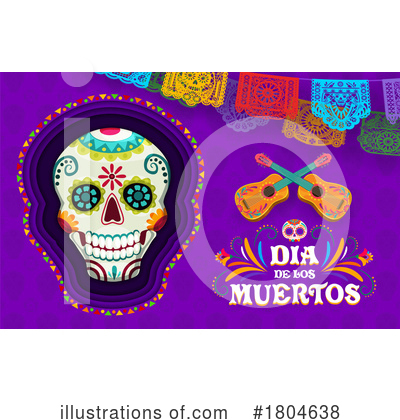 Royalty-Free (RF) Day Of The Dead Clipart Illustration by Vector Tradition SM - Stock Sample #1804638